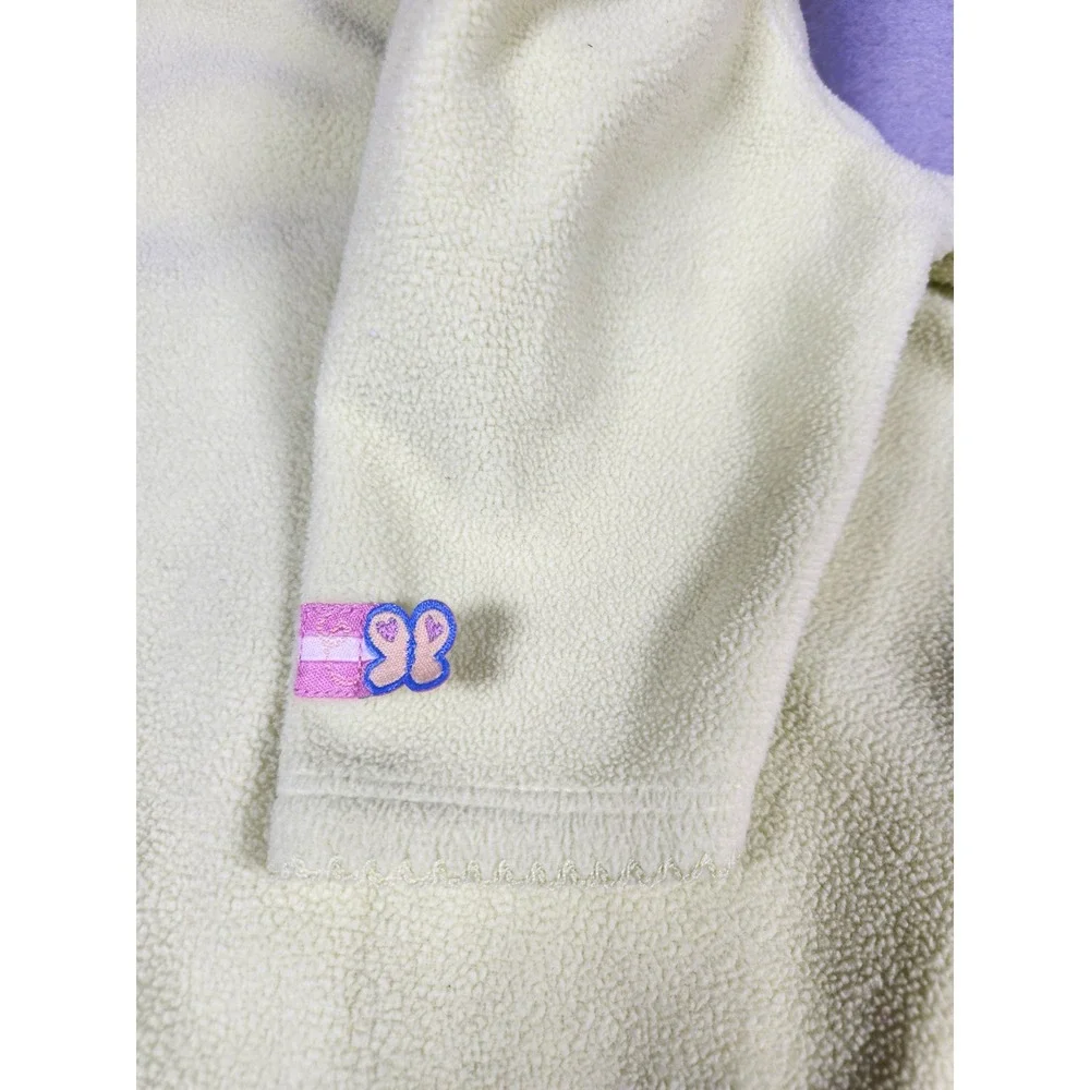 Carters Baby Girls Fleece Romper Set 2 Pack Butterfly Flower Pastel 3M 3 Months